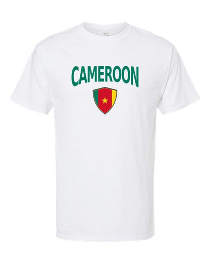 Cameroon Arched Crest Soccer Tee — NYC Factory