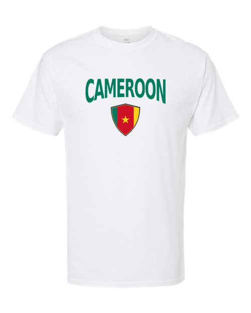 Cameroon Arched Crest Soccer Tee — NYC Factory