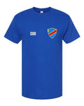 DR Congo Soccer Tee 2026 — Retro National Crest | NYC Factory