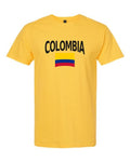 Colombia Soccer Tee 2026 — Classic Name & Flag | NYC Factory