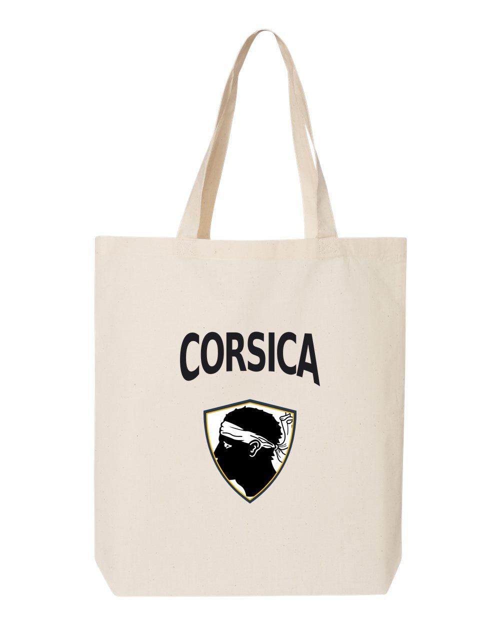 Corsica Soccer Tote Bag — Arched National Crest | NYC Factory