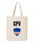 Cape Verde Soccer Tote Bag 2026 — National Crest Badge | NYC Factory
