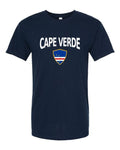 Cape Verde 2026 Soccer Arched Crest Plain Tee -- NYC Factory