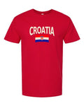 Croatia Soccer Tee 2026 — Classic Name & Flag | NYC Factory