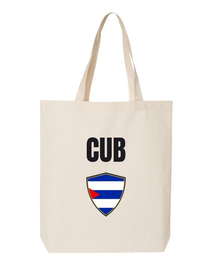 Cuba Soccer Tote Bag — National Crest Badge | NYC Factory