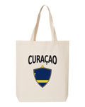 Curaçao Soccer Tote Bag 2026 — Arched National Crest | NYC Factory