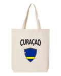 Curaçao Soccer Tote Bag 2026 — Arched National Crest | NYC Factory