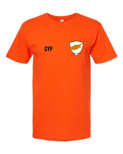 Cyprus Soccer Tee — Retro National Crest | NYC Factory
