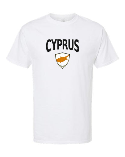 Cyprus Arched Crest Soccer Tee — NYC Factory