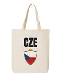 Czech Republic Soccer Tote Bag 2026 — National Crest Badge | NYC Factory