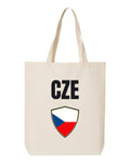 Czech Republic Soccer Tote Bag 2026 — National Crest Badge | NYC Factory