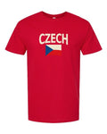 Czech Republic Soccer Tee 2026 — Classic Name & Flag | NYC Factory