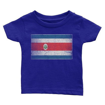 Costa Rica Flag Tee T-Shirt Unisex Toddler Vintage Retro I