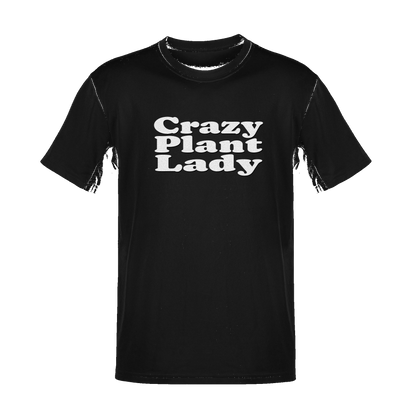 Unisex Crazy Plant Lady Soft Cotton Tee - NYC Factory