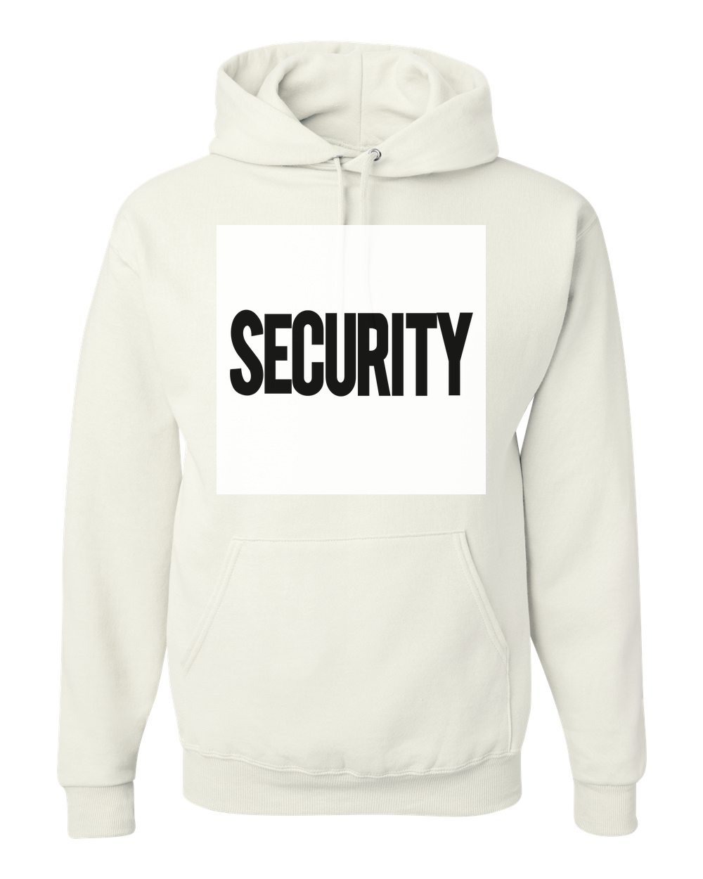 Custom Security Design Custom Hoodie White