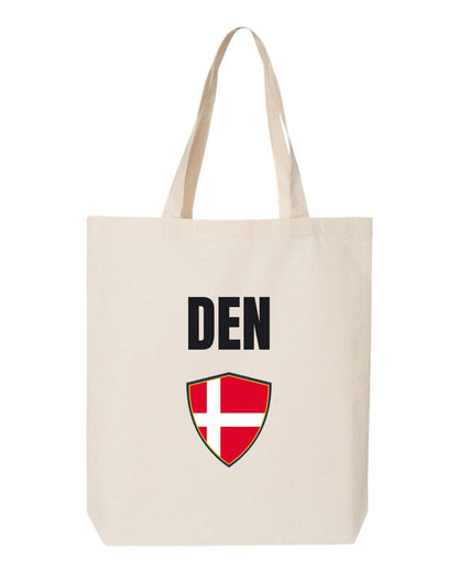 Denmark Soccer Tote Bag — National Crest Badge | NYC Factory