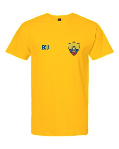 Ecuador Soccer Tee 2026 - Gold