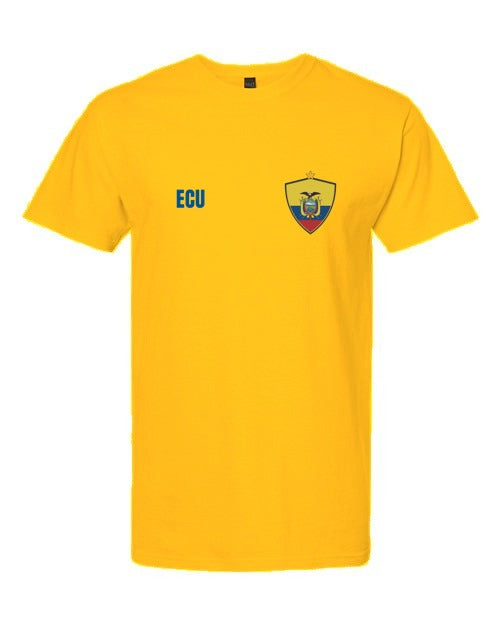 Ecuador Soccer Tee 2026 - Gold