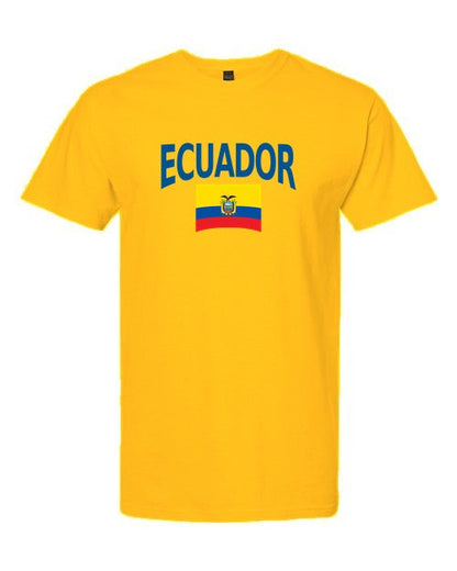 Ecuador Soccer Tee 2026 - Gold