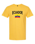 Ecuador Soccer Tee 2026 — Classic Name & Flag | NYC Factory