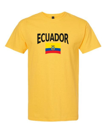 Ecuador Soccer Tee 2026 — Classic Name & Flag |... | NYC Factory