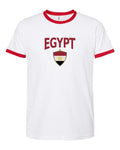 Egypt 2026 Soccer Arched Crest Ringer Tee -- NYC Factory