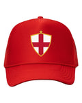 England Soccer Trucker Cap 2026 — Retro National Crest | NYC Factory