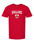 England 2026 Soccer Arched Crest Plain Tee -- NYC Factory