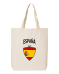 Spain Soccer Tote Bag 2026 — Arched National Crest | NYC Factory
