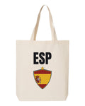 Spain Soccer Tote Bag 2026 — National Crest Badge | NYC Factory