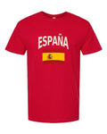 Spain Soccer Tee 2026 — Classic Name & Flag | NYC Factory