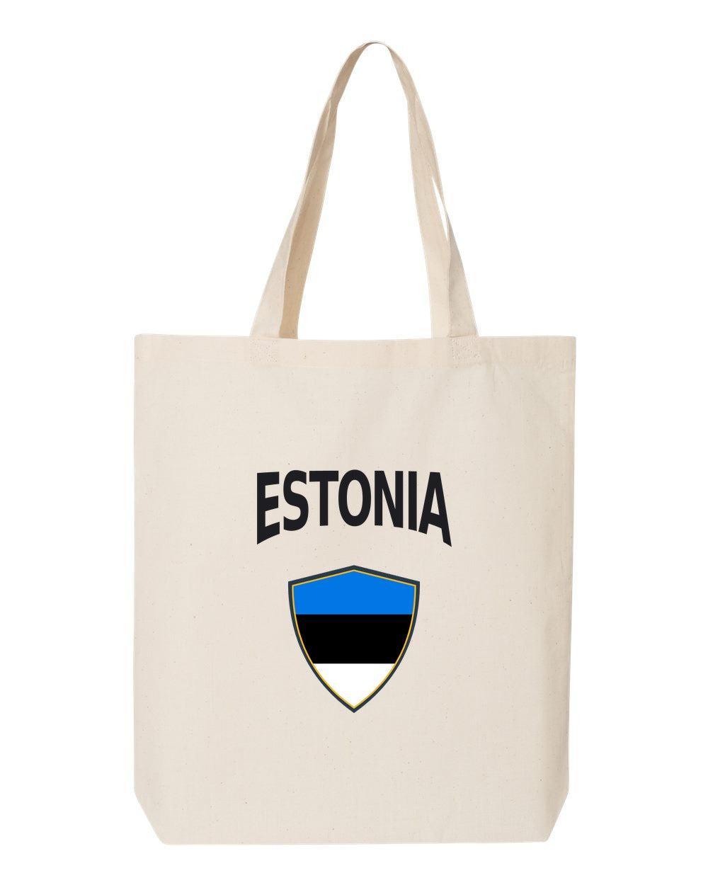 Estonia Soccer Tote Bag — Arched National Crest | NYC Factory