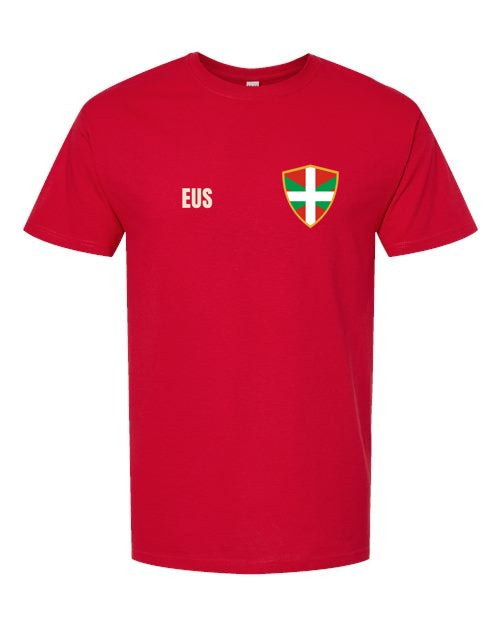 Euskadi Soccer Tee — Retro National Crest | NYC Factory