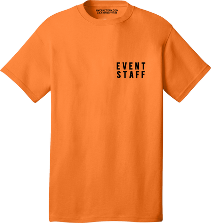 Professional Men’s Staff Tee | Double-Sided High-Visibility Print