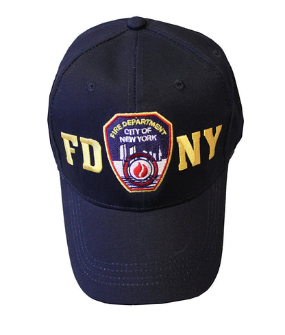 FDNY Baseball Hat Men's (Navy & Gold)