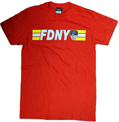 FDNY Short Sleeve Keep Back 200 Feet T-Shirt Red