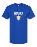 France 2026 Soccer Arched Crest Plain Tee -- NYC Factory