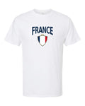 France 2026 Soccer Arched Crest Plain Tee -- NYC Factory