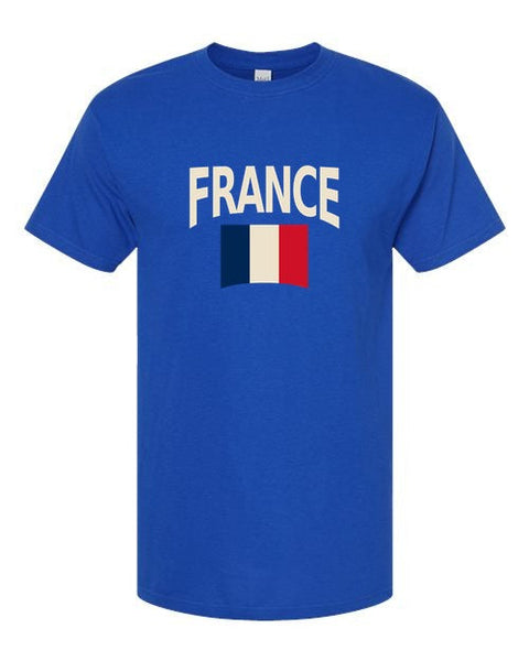 France Soccer Tee 2026 — Classic Name & Flag |  | NYC Factory