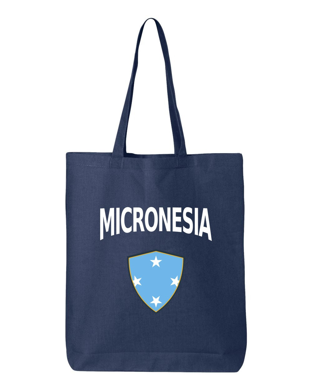 Micronesia Soccer Tote Bag — Arched National Crest | NYC Factory