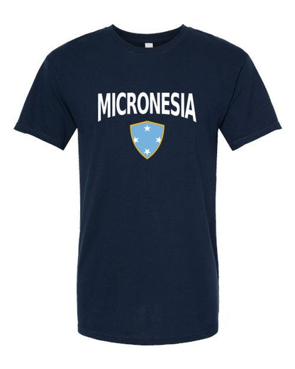 Micronesia Arched Crest Soccer Tee — NYC Factory