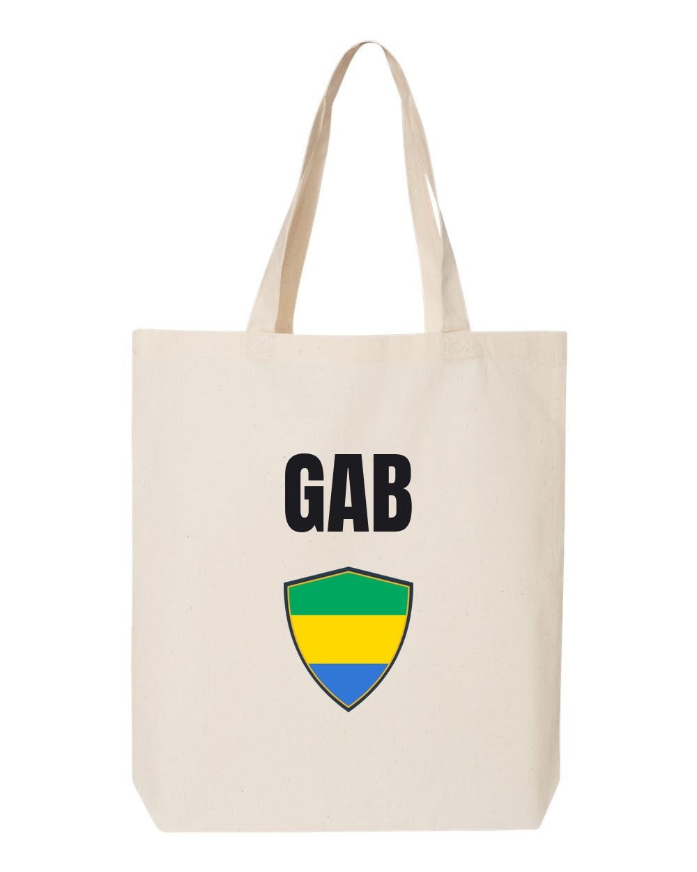 Gabon Soccer Tote Bag — National Crest Badge | NYC Factory