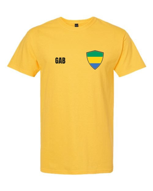 Gabon Soccer Tee — Retro National Crest | NYC Factory