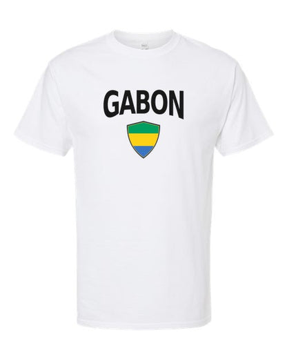 Gabon Arched Crest Soccer Tee — NYC Factory