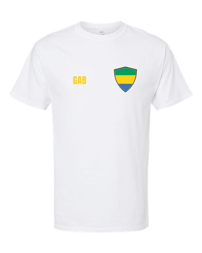 Gabon Soccer Tee — Retro National Crest | NYC Factory