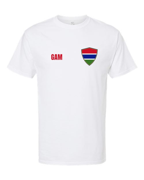 The Gambia Soccer Tee — Retro National Crest | NYC Factory