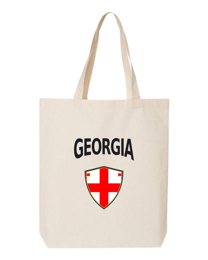 Georgia Soccer Tote Bag — Arched National Crest | NYC Factory