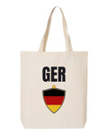 Germany Soccer Tote Bag 2026 — National Crest Badge | NYC Factory