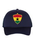 Ghana Soccer Trucker Cap 2026 — Retro National Crest | NYC Factory