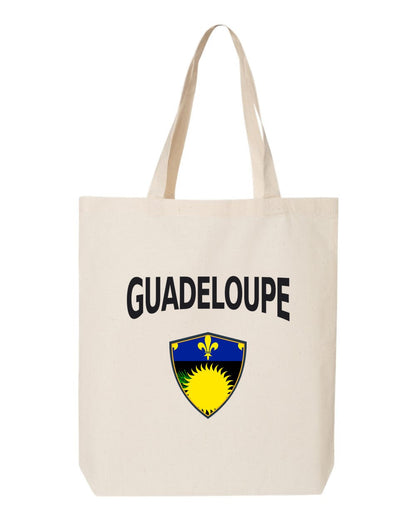Guadeloupe Soccer Tote Bag — Arched National Crest | NYC Factory